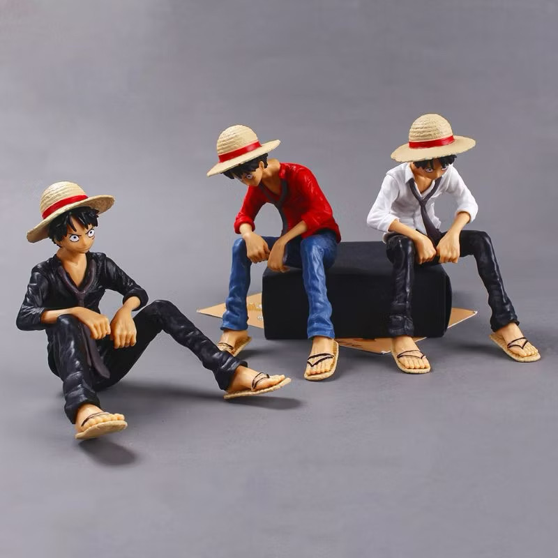 ￼Mini Figure Luffy Yukino Conan Reisalin PVC