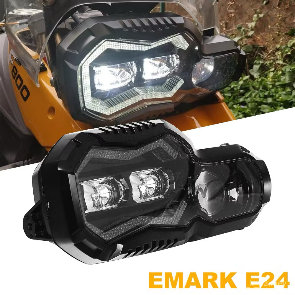 &DOT Emark E24 Approved Headlamp With DRL For BMW F 650 700 800 GS ADV F800gs Adventure 2008-2018 F8